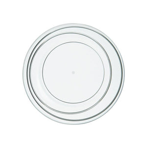 Clear Plastic Small Summer Plate