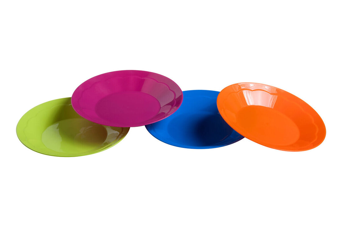 Adisa Set Of Four Assorted Polypropylene Plates - Image 1