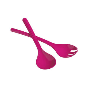 Adisa Pink Plastic Salad Server Set