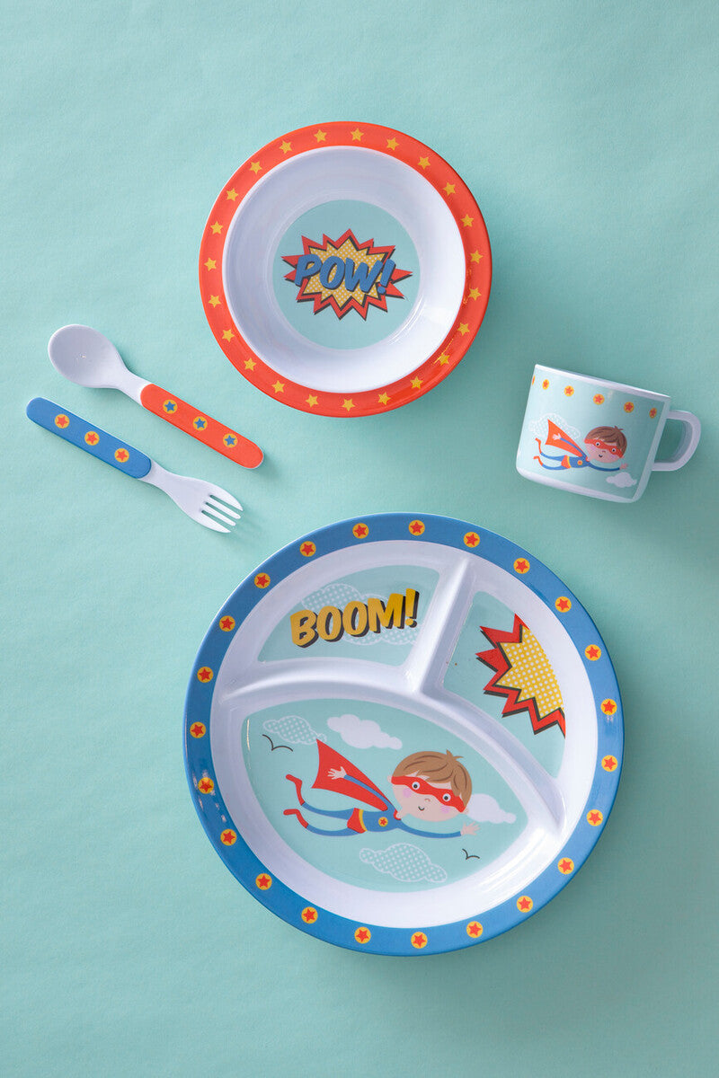 Mimo Kids Super Rupert Dinner Set