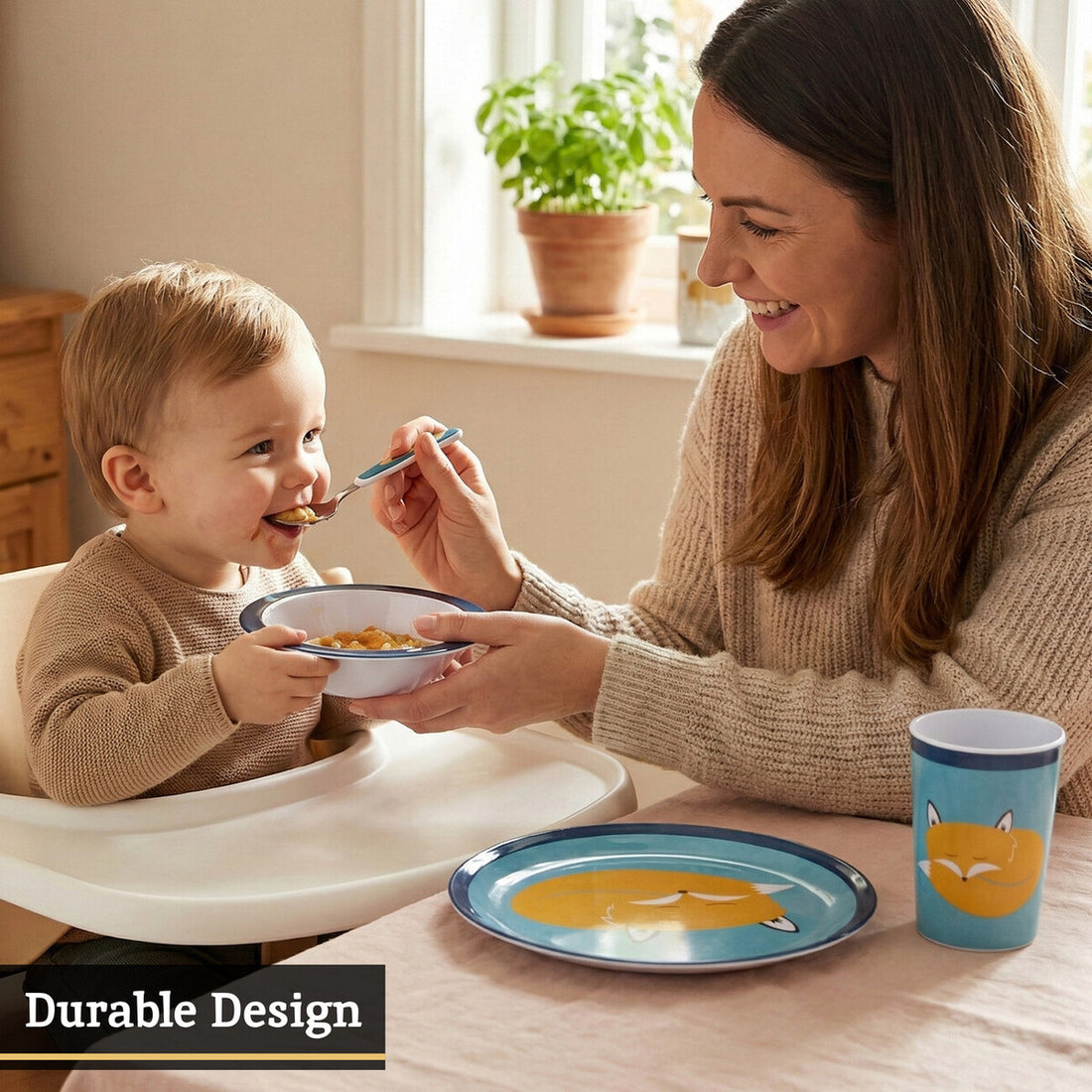 Mimo Kids Felix Fox Dinner Set