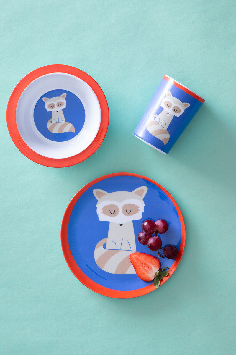 Mimo Kids Ralph Raccoon Dinner Set