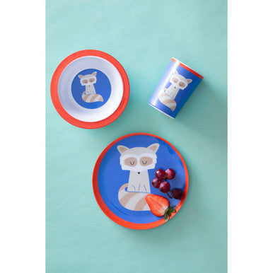 Mimo Kids Ralph Raccoon Dinner Set