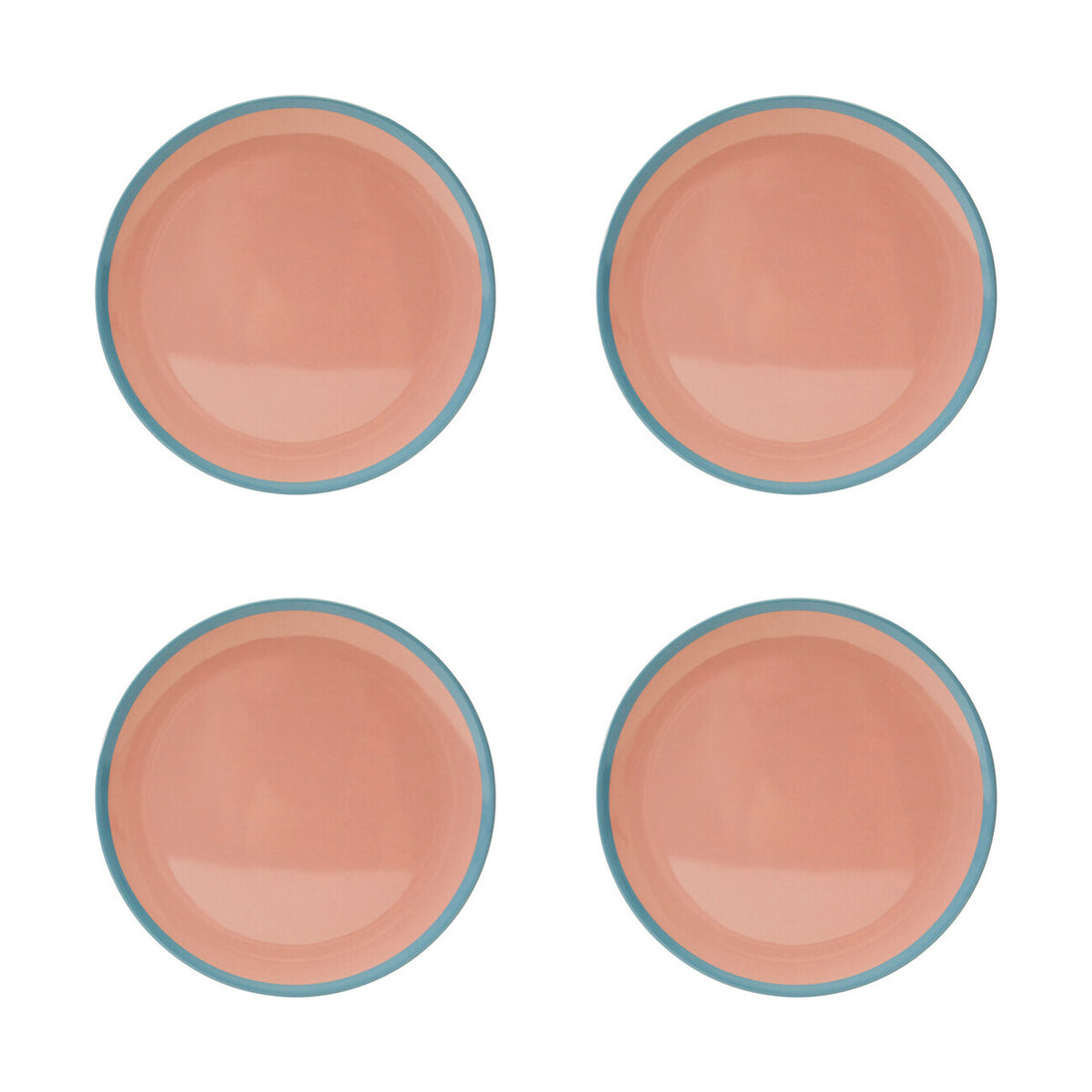 Mimo Set Of 4 Melamine Plates - Image 1