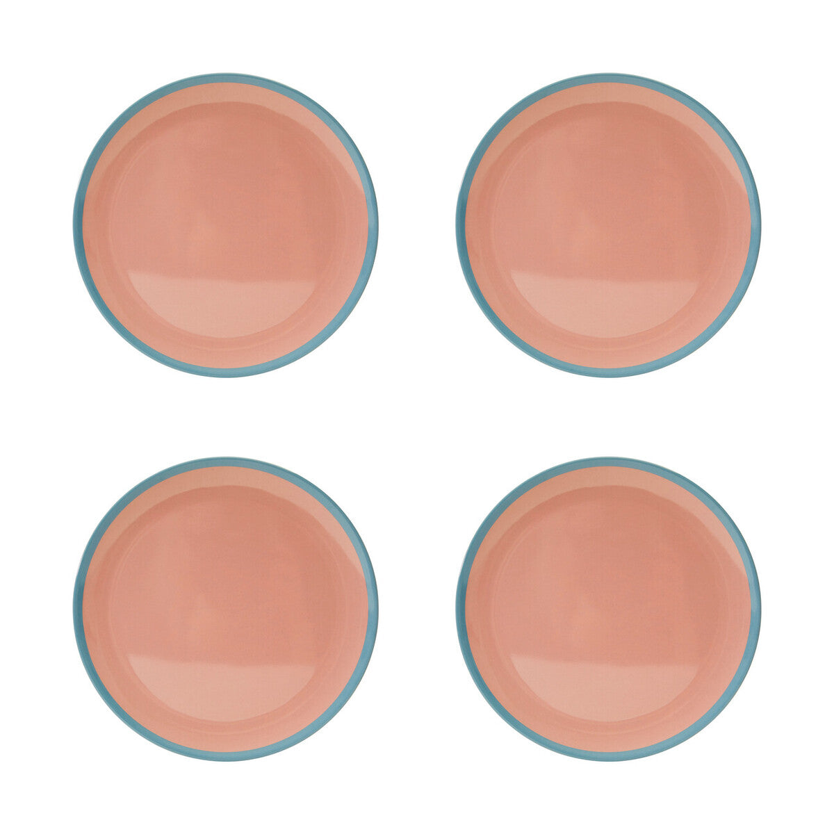 Mimo Set Of 4 Melamine Plates - Image 1