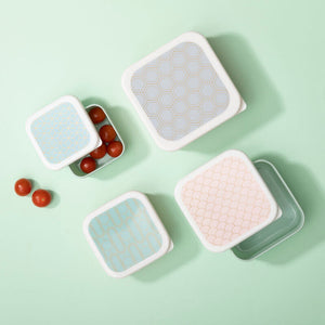 Set of 4 Snack Boxes | Frosted Deco