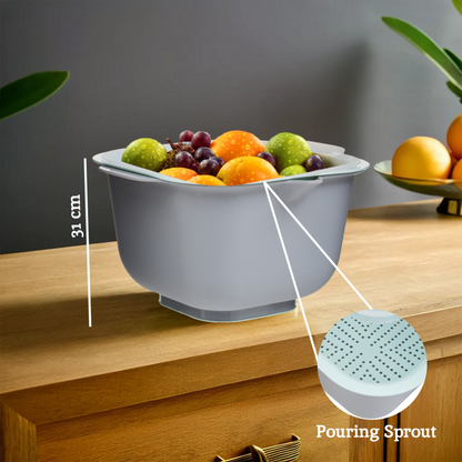 Grub Tub Bowl with Colander and Lid