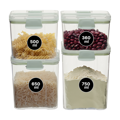 Grub Tub Set of 4 Food Storage Containers