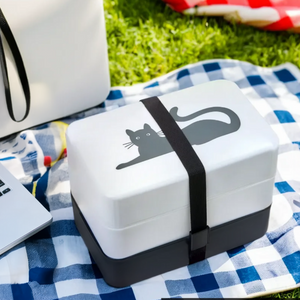 Cat Lunch Box with Cutlery | Grub Tub