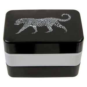 Leopard Lunch Box with Cutlery | Grub Tub