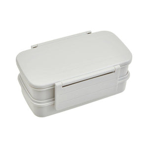 Grey Lunch Box with Cutlery | Grub Tub