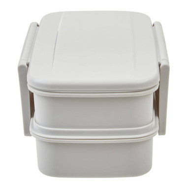 Grub Tub Warm Grey Lunch Box With Cutlery