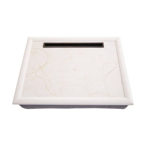 Portada Ecru Marble Lap Tray With Ipad Holder