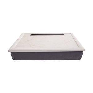 Portada Ecru Marble Lap Tray With Ipad Holder