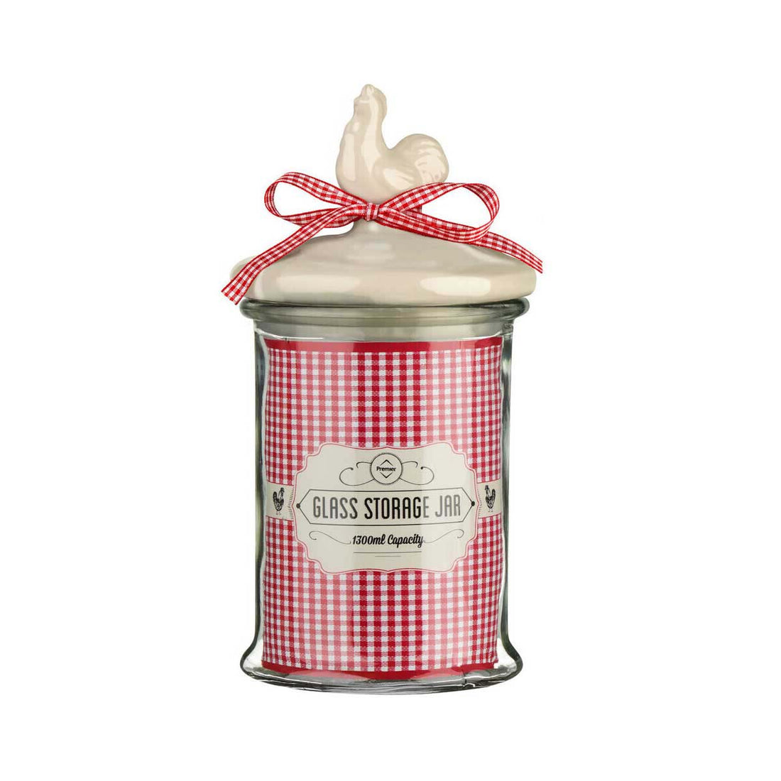 Glass Storage Jar - 1300ml