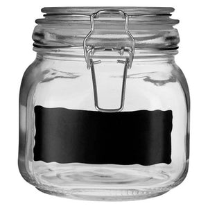 Grocer 900ml Glass Storage Jar with Clip Top Lid