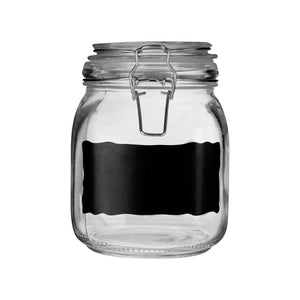 Grocer Glass with Clip Top Lid Medium Storage Jar