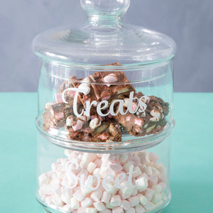 Stackable 2 Tier Glass Storage Jar | Olivia