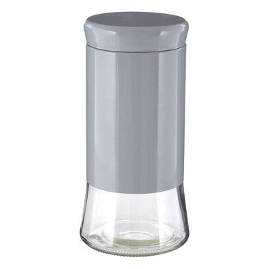 Grey Steel Wrap Glass Storage Jar - 1500ml