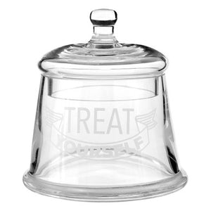 Treat Yourself Glass Storage Jar | Olivia