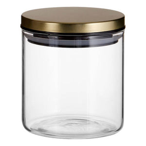 Freska Gold Lid Storage Jar   550Ml