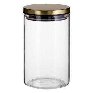 Freska 950Ml Gold Lid Storage Jar