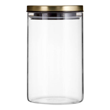 Freska 950Ml Gold Lid Storage Jar