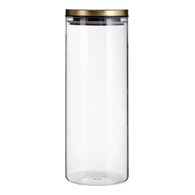 Freska Gold Lid Storage Jar   1600Ml