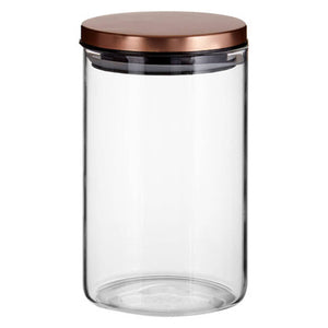 Freska Rose Gold Lid Storage Jar   950Ml