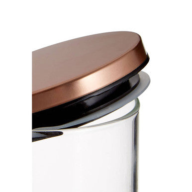 Freska Rose Gold Lid Storage Jar   1600Ml
