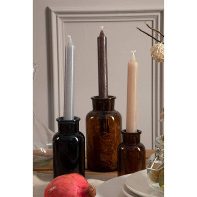 Apothecary Small Amber Glass Bottle