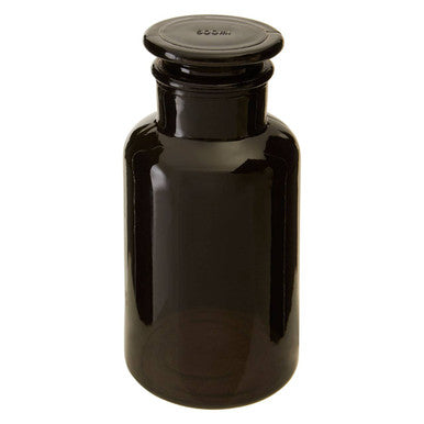 Apothecary Large Black Reagent Bottle