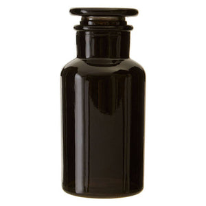 Apothecary Large Black Reagent Bottle