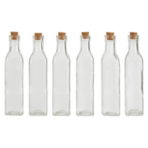 Set of 6 Glass Bottles | Tromso