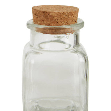 Tromso Set Of 6 Square Small Glass Jars