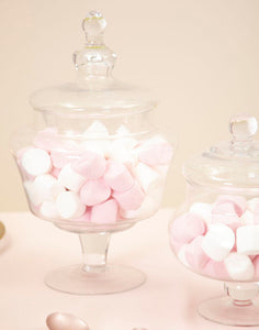 Olivia Clear Glass Candy Large Storage Jar