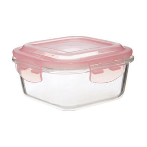 Freska 520Ml Square Glass Container