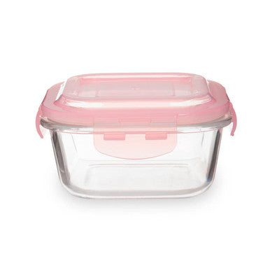Freska 520Ml Square Glass Container