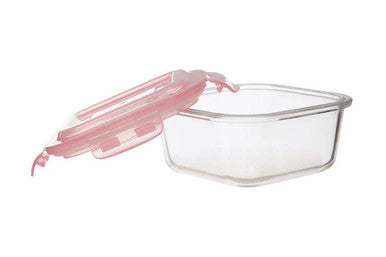 Freska 800Ml Square Glass Container