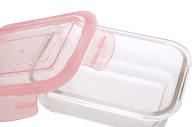 Freska 640Ml Rectangular Glass Container