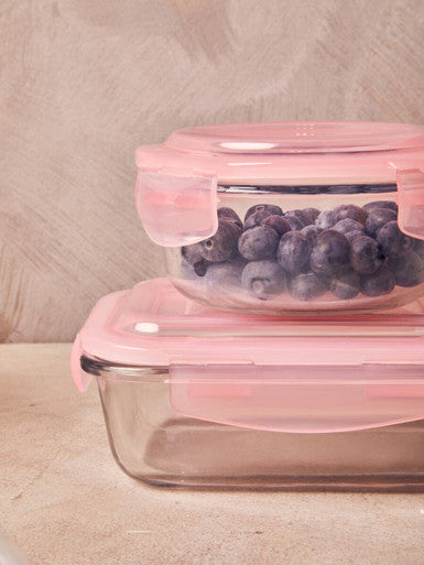 Freska 400Ml Round Glass Container