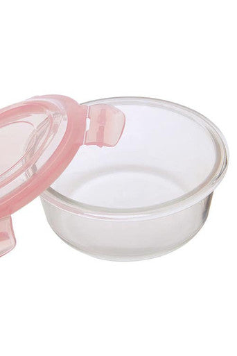 Freska 620Ml Round Glass Container