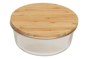 950Ml Glass Container with Bamboo Lid | Freska