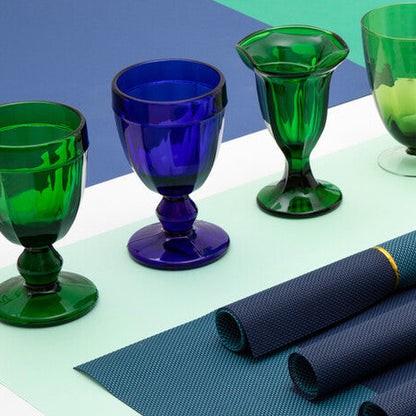 Vidrio Blue Glass Coloured Sundae Goblet - image 2