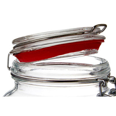 Deli 2000Ml Airtight Glass Storage Jar