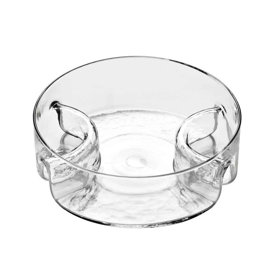 3 Section Curved Sided Glass Serving Dish - Orsina
