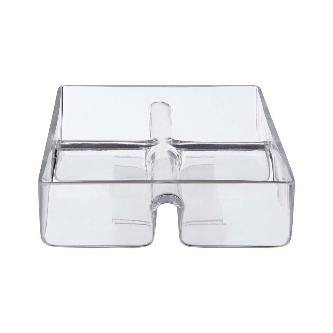 4 Section Glass Serving Dish