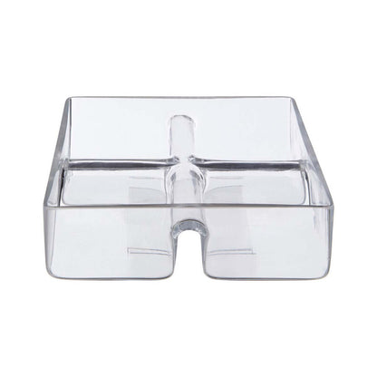 4 Section Glass Serving Dish