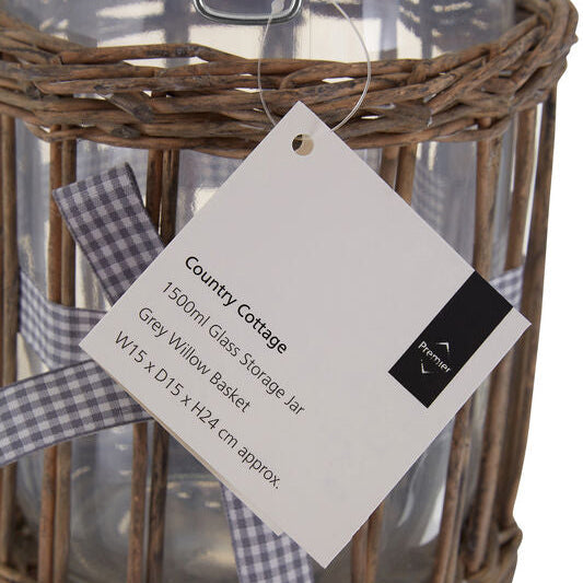 Country Cottage Storage Jar - 1500ml