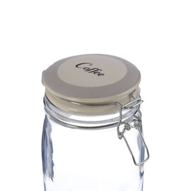 Diego Coffee Glass Storage Jar 1000ml